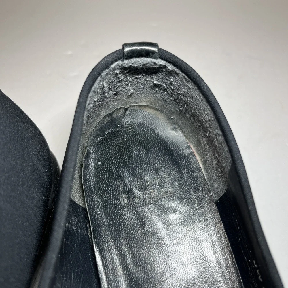 STUART WEITZMAN  Black Women's Slip Ons Slides QUALITY SZ 8W